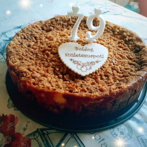 Almás sajttorta - cukormentes - Regényi Zsuzsa